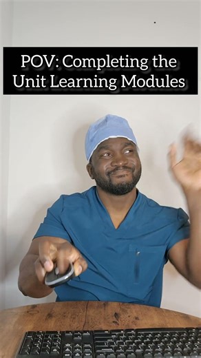 When you move through the unit modules so fast #nursing #elearning