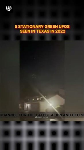 5 Green UFOs Caught On Camera in Texas in 2022! #shorts #ufo #trending