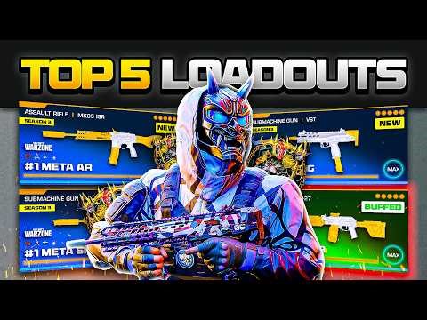 the TOP 5 *BROKEN* META Loadouts in Warzone (Warzone BEST Class)
