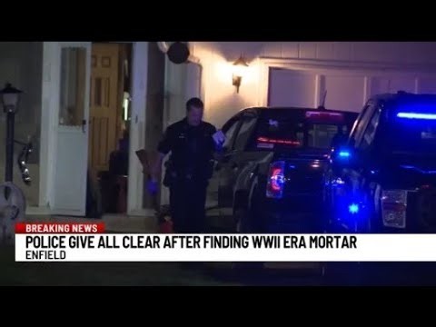 Enfield home vacated after police find WWII-era mortar round