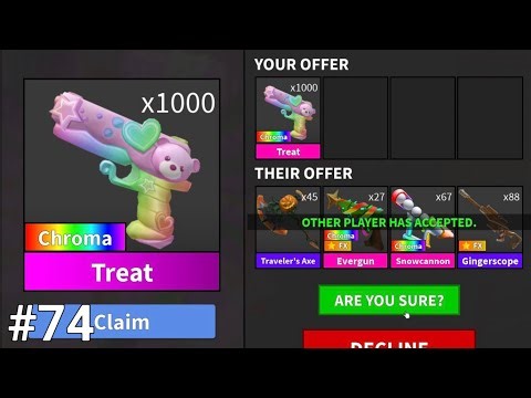 MM2 TRADING MONTAGE #74 (INSANE TRADES!!!)