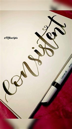 Consistency ❤️✒️#calligraphy #handlettering #consistency #shorts #viral #viralshorts #shortsfeed #yt