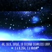 4K Blue Galaxy Particle Background Seamless Loop | 8 Transparent Stream Screens | OBS Twitch VTuber Overlay Bundle | MP4 & WebM