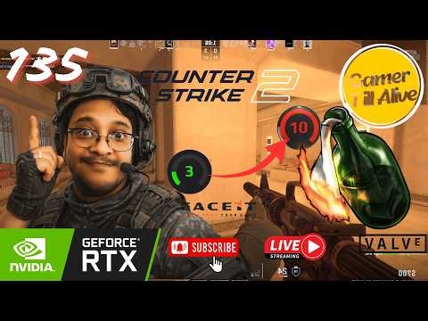 CS 2 Gameplay 135 Live SOLOQ #cs2 #cs2gameplays #cs2clips #cs2moments #cs2india #cs24klive #faceit