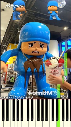 Pocoyo Vad Boyz - From Fresh Fit to Sticky Choco Mess! Piano Tutorial