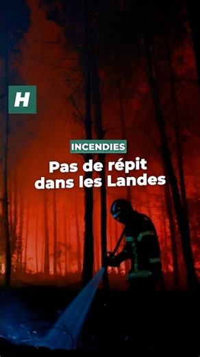 Plus de 500 personnes évacuées à cause du nouvel incendie dans les Landes
