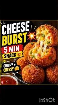 Cheesy Bread Bombs in 5 Minutes 🧀🔥 | Easy Snack Recipe