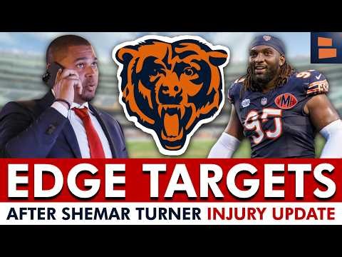 Chicago Bears EDGE Targets After Shemar Turner Injury Update