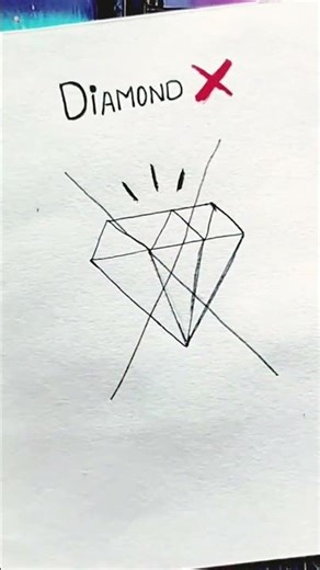 “Only 1% Can Draw This Diamond 💎✍️”#shorts #art #viralvideo #viral