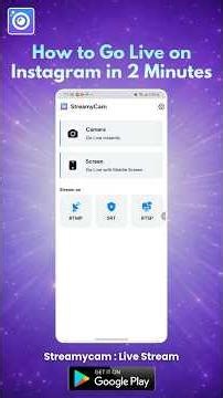 How to Go Live on Instagram with RTMP (Step-by-Step Guide | StreamyCam) #Streaming #Instagram #RTMP
