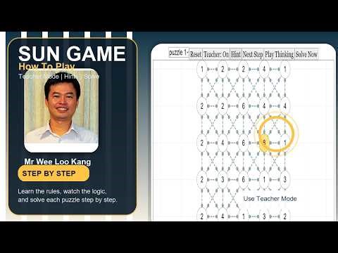 How to Play Sun Game | Teacher Mode, Hints, and Puzzle Strategies