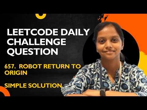 Leetcode | 657 Robot Return to Origin |Java | Simple Solution | Easy Approach