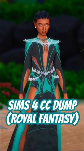 Part 4 | Sims 4 Female CC Outfits for Royal Fantasy Gameplay! #sims4 #sims4cc #sims4 #avatar