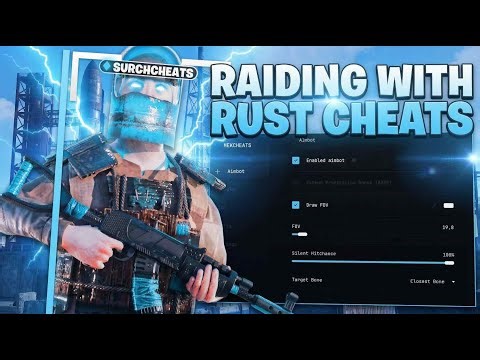 Raiding with RUST CHEATS against DIRTY roofcampers...
