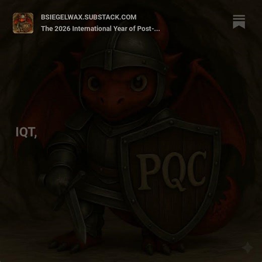 The 2026 International Year of Post-Quantum: Only IQT thought of this?