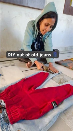 पुरानी जीन्स👖से कप्पू के क्या बना दिया🫢 / Ghamu Saran / What can we make from old jeans? #shorts