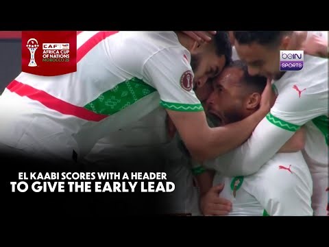 Ayoub El Kaabi pops up once again at this #AFCON2025, giving Morocco the lead with a header