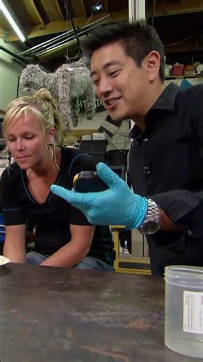 The Grossest Candle Ever Made! #mythbusters #shorts #science