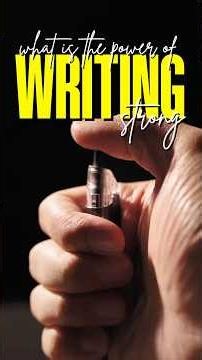 The Power of Strong Writing. Video #1 writing series