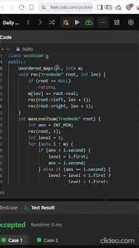 1161. Maximum Level Sum of a Binary Tree | Editorial | Leetcode #trending #viral #leetcode