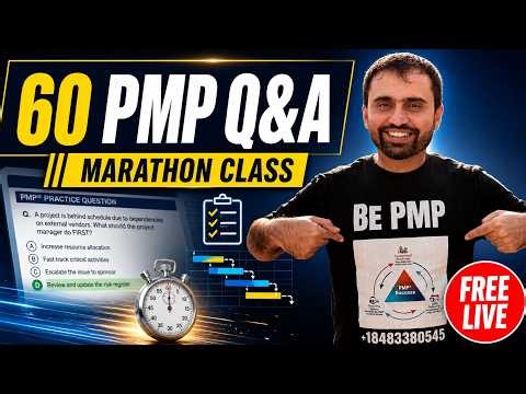 Live 60 PMP Question answer for PMP 2026 Before 9th July 2026