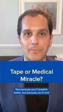 Nasal Strips: Fancy Tape or Medical Miracle?
