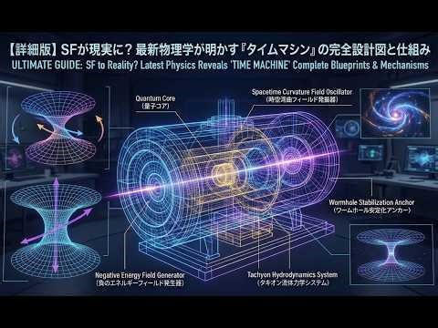 【詳細版】SFが現実に？最新物理学が明かす「タイムマシン」の完全設計図と仕組み
