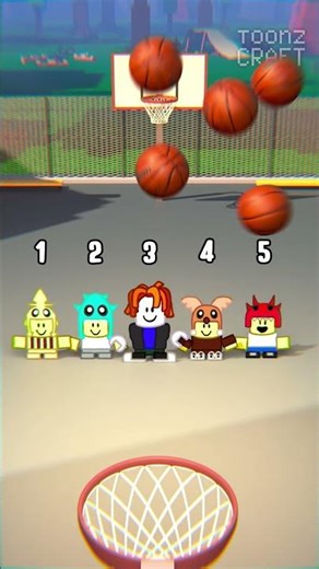 1, 2, 3, 4 or 5? 🤔🏀 (99 Nights in the Forest | Animation Challenge)