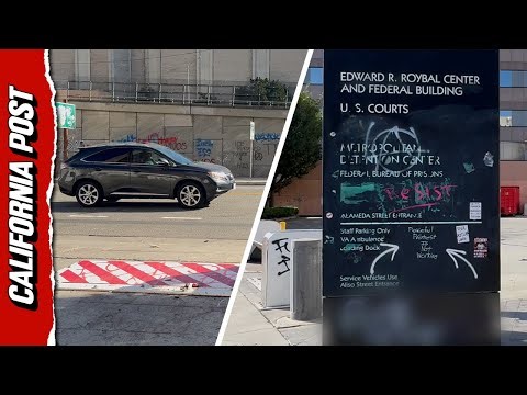 Post-Apocalyptic Scene Outside L.A.’s Detention Center Day After Violent Protests