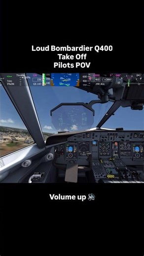 Spicejet Bombardier Q400 Loud Take Off from Ahmedabad #flightsimulation #aviation #q400 #ytshorts