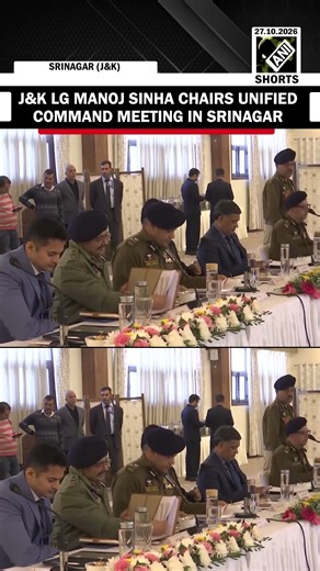 Manoj Sinha chairs Unified Command meeting to review security in Jammu and Kashmir