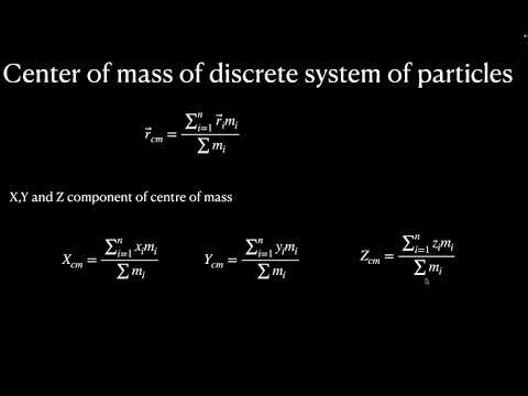 Discrete & Continuous system of particles