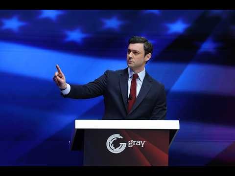 Jon Ossoff questioned over Gaza war during Senate debate
