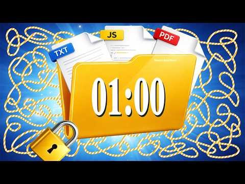 1 Minute Secure Folder Timer | Quick Countdown with Ending