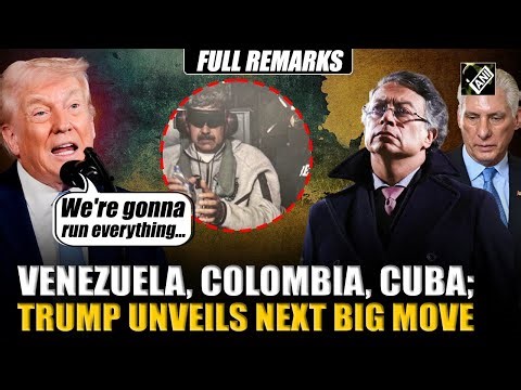 After capturing Maduro, US Prez Trump unveils his next big move for Venezuela, Colombia & Cuba