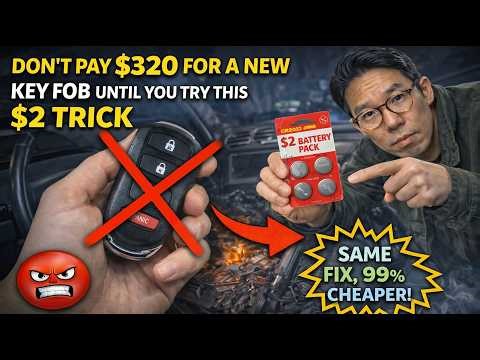 Don't Pay $320 for a New Key Fob Until You Try This $2 Trick
