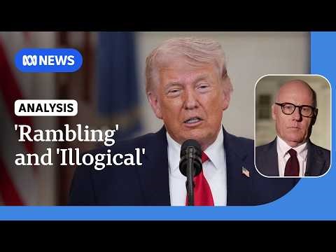 Trump's national address 'full of contradictions': John Lyons | ABC NEWS
