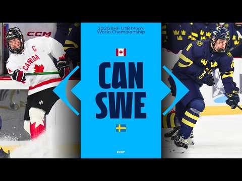 Highlights: Canada vs Sweden | 2026 U18 #WorldJuniors #IIHF