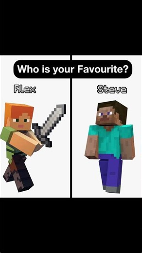 Steve Vs Alex #minecraft