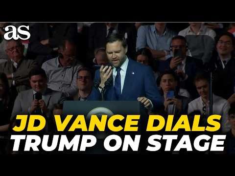 "HEY JD, GIVE ME A SECOND" — Trump's LIVE Phone Call STEALS THE SHOW in Budapest