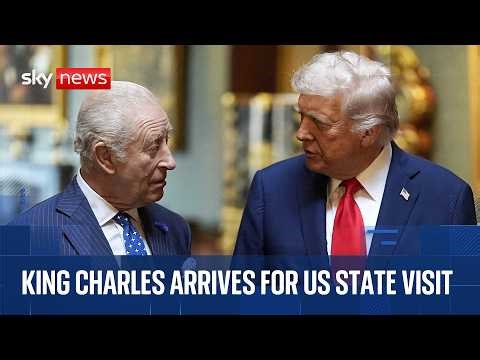 King Charles begins US state visit