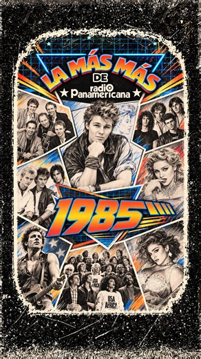 ¡LA MÁS MÁS 1985! 😎🎶🎙️ Un año que nos regaló grandes éxitos, canciones que se hicieron inolvidables y melodías que, hasta hoy, siguen despertando emociones cada vez que vuelven a sonar. ❤️‍🔥✨ Viajemos a 1985 y descubramos qué tema logró quedarse con el título de La Más Más de ese año. 🤩🎶 Sigue este recorrido junto a Giova Valcárcel en Splash!, de L-V de 9 a.m. a 12 m., por los 101.1 FM o por nuestra web. 🎙️✨ #Splash #LaMásMás #RadioPanamericana #GiovaValcárcel #Nostalgia
