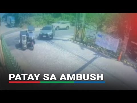 Company consultant patay sa pananambang sa Calamba, Laguna | ABS-CBN News