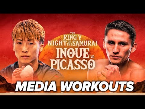 NAOYA INOUE VS. ALAN PICASSO - LIVE OPEN WORKOUTS