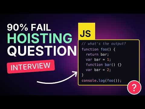 Most Asked JavaScript Hoisting Interview Questions (With Output Tricks)