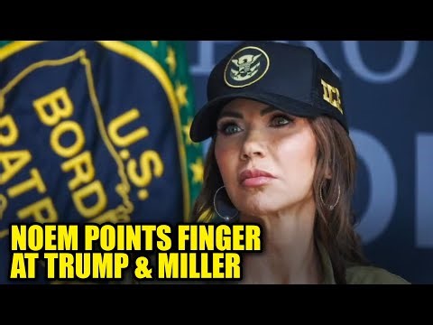 Kristi Noem Admits She is Not in Charge, Trump & Stephen Miller Call the Shots