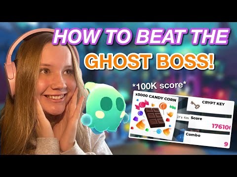 How To BEAT The GHOST BOSS And Get A 100K Score In Adopt Me HALLOWEEN UPDATE!