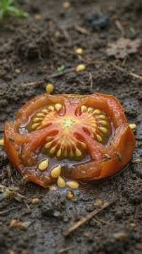 Rotten Tomato incredible journey🍅 Tomato Life Cycle #shorts