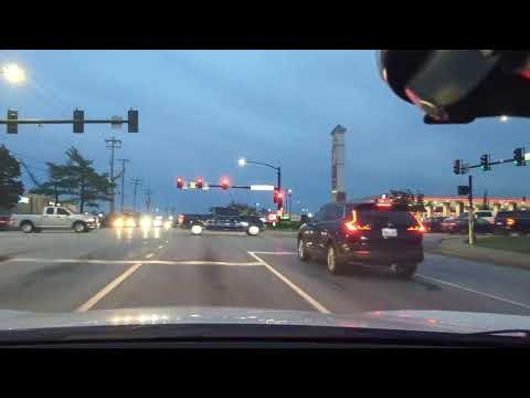 St. Charles Twilight Drive | Open Moonroof & Natural Road Sounds #stlouis #asmr #asmrdriving #4k