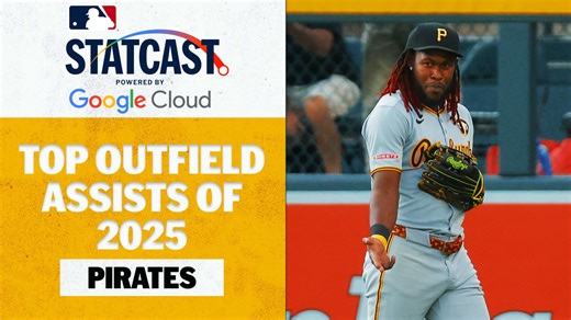 Pirates' Top 5 outfield assists of 2025